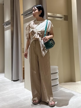 「VIS（ビス）のアイテム」を使った、harunaさん（レディース・162cm）の夏コーディネート