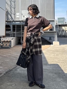 harunaさん（レディース・162cm・30代）の秋コーディネート