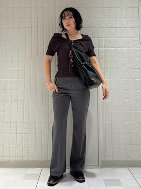 harunaさん（レディース・162cm・30代）の秋コーディネート