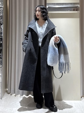 「アイテム（スラックス）」を使った、harunaさん（レディース・162cm・30代）の秋コーディネート