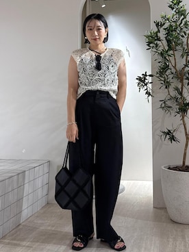 harunaさん（レディース・162cm）の夏コーディネート