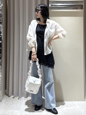 「OUTDOOR PRODUCTS（アウトドアプロダクツ）のアイテム」を使った、harunaさん（レディース・162cm）の春コーディネート