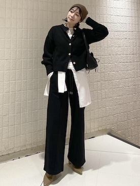「フェスコーデ」｜「アイテム（スウェットパンツ）」を使った、harunaさん（レディース・162cm）の秋コーディネート