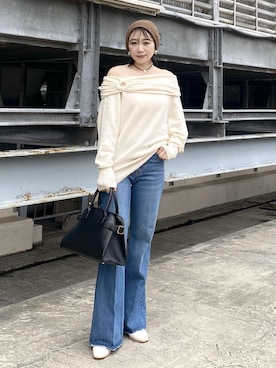 「フェスコーデ」｜「アイテム（ブーツ）」を使った、harunaさん（レディース・162cm）の秋コーディネート