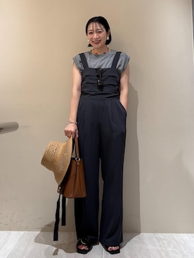 「VIS（ビス）のアイテム」を使った、harunaさん（レディース・162cm）の夏コーディネート