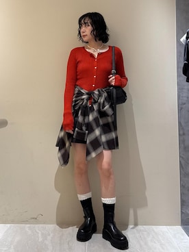 「VIS（ビス）のアイテム」を使った、harunaさん（レディース・162cm）の秋コーディネート