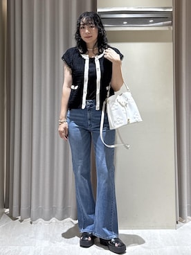 「MARY QUANT（マリークワント）のアイテム」を使った、harunaさん（レディース・162cm）の夏コーディネート