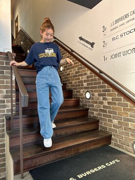 藤原麻帆さん（レディース・157cm）の夏コーディネート