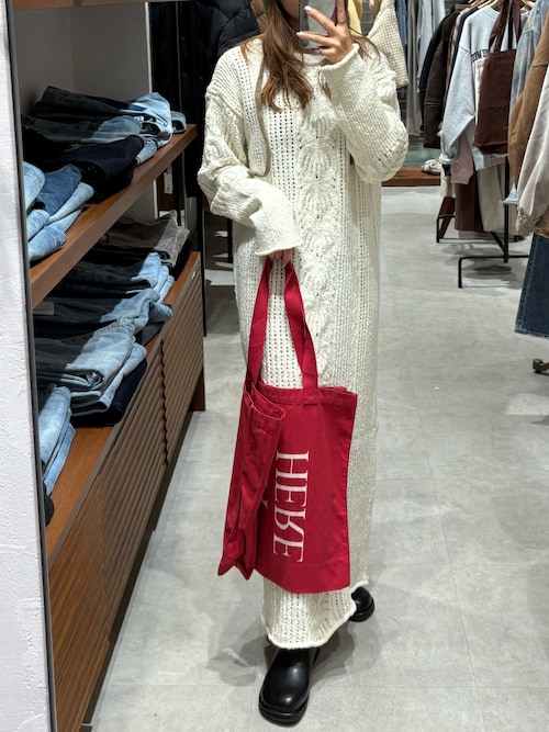 専用！新品Ungridブークレルーズニットガウン♡ Ungrid（アングリッド） ワンピース ブークレレーシーニットワンピース