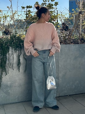 藤原麻帆さん（レディース・157cm）の冬コーディネート