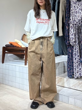 藤原麻帆さん(レディース・157cm)の冬コーディネート