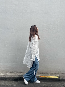 藤原麻帆さん(レディース・157cm)の春コーディネート