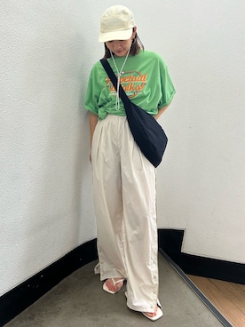 藤原麻帆さん（レディース・157cm）の夏コーディネート