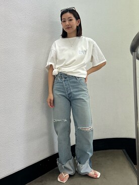 藤原麻帆さん（レディース・157cm）の夏コーディネート