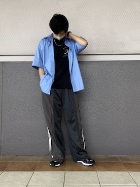 「ニューバランス2002」｜あんどうさん（メンズ・171cm）の夏コーディネート
