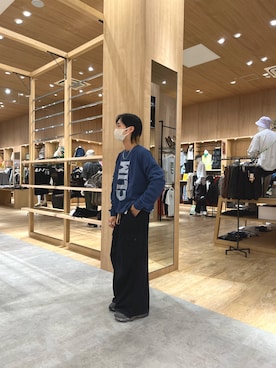「ネイビー」｜あんどうさん（メンズ・171cm・20代）の秋コーディネート