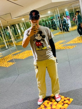 「Dickies（ディッキーズ）のアイテム（パンツ）」を使った、ryoutoupapaさん（メンズ・180cm）の春コーディネート