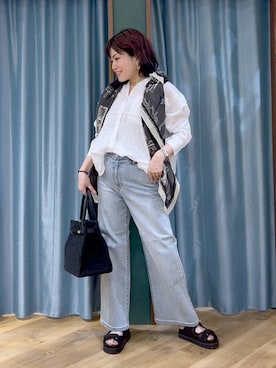 「COTTO（コトゥー）のアイテム」を使った、67remiさん（レディース・160cm）の春コーディネート