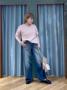 「アイテム（キーホルダー）」を使った、67remiさん（レディース・160cm）の秋コーディネート