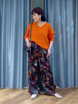 「Mazell（マゼル）のアイテム」を使った、67remiさん（レディース・160cm）の春コーディネート