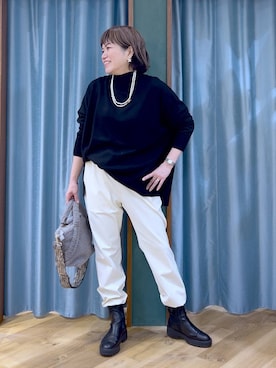 67remiさん（レディース・160cm）の冬コーディネート