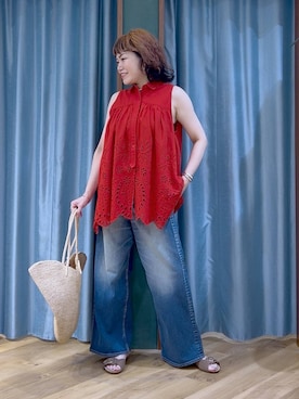 67remiさん(レディース・160cm)の夏コーディネート