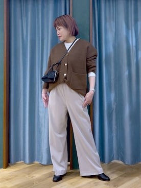 「BARNYARDSTORM」｜67remiさん（レディース・160cm）の冬コーディネート