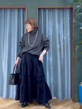 「BARNYARDSTORM（バンヤードストーム）のアイテム」を使った、67remiさん（レディース・160cm）の秋コーディネート