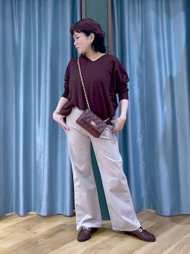 「PICCADILLY（ピカデリー）のアイテム」を使った、67remiさん（レディース・160cm）の秋コーディネート