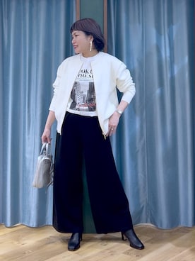 「Beau're（ヴュレ）のアイテム」を使った、67remiさん（レディース・160cm）の冬コーディネート