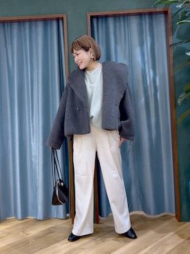 「BARNYARDSTORM（バンヤードストーム）のアイテム」を使った、67remiさん（レディース・160cm）の秋コーディネート