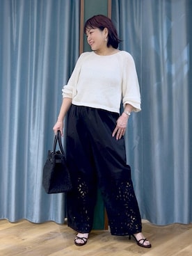 「COTTO（コトゥー）のアイテム」を使った、67remiさん（レディース・160cm）の春コーディネート