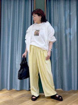 「BARNYARDSTORM（バンヤードストーム）のアイテム（ジャケット/アウター）」を使った、67remiさん（レディース・160cm）の春コーディネート