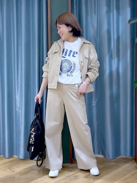 「GOOD ROCK SPEED（グッドロックスピード）のアイテム」を使った、67remiさん（レディース・160cm）の冬コーディネート