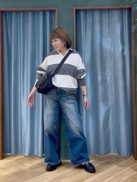 「surt（サート）のアイテム」を使った、67remiさん（レディース・160cm）の秋コーディネート