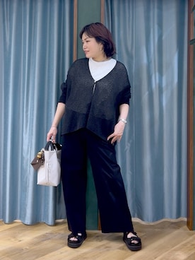 「BARNYARDSTORM（バンヤードストーム）のアイテム（トップス）」を使った、67remiさん（レディース・160cm）の春コーディネート