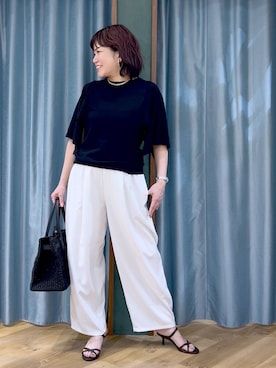 「BARNYARDSTORM（バンヤードストーム）のアイテム」を使った、67remiさん（レディース・160cm）の春コーディネート