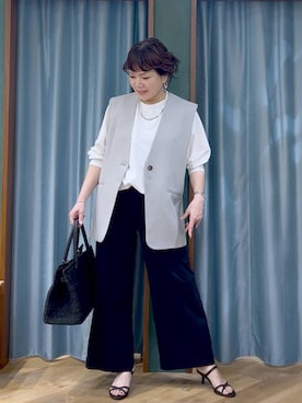 「BARNYARDSTORM（バンヤードストーム）のアイテム（トップス）」を使った、67remiさん（レディース・160cm）の春コーディネート