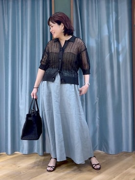 「COTTO（コトゥー）のアイテム」を使った、67remiさん（レディース・160cm）の春コーディネート