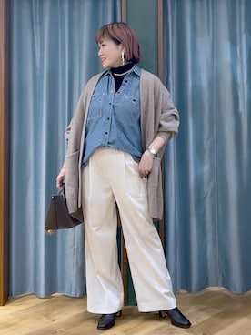 「アイテム（キーホルダー）」を使った、67remiさん（レディース・160cm）の秋コーディネート