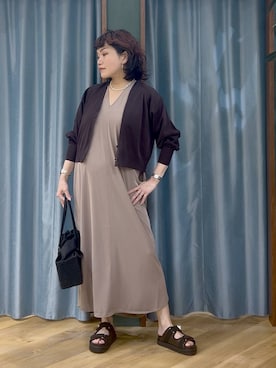 「アイテム（バングル/リストバンド、その他）」を使った、67remiさん（レディース・160cm）の春コーディネート