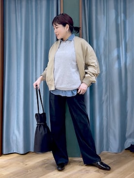 「LE VERNIS（ル・ベルニ）のアイテム」を使った、67remiさん（レディース・160cm）の冬コーディネート