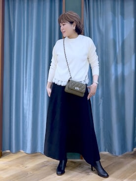 67remiさん（レディース・160cm）の冬コーディネート