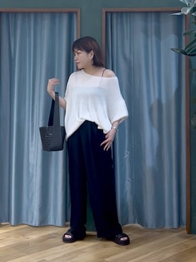 「BARNYARDSTORM」｜67remiさん（レディース・160cm）の夏コーディネート