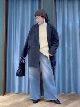 「BARNYARDSTORM（バンヤードストーム）のアイテム」を使った、67remiさん（レディース・160cm）の冬コーディネート