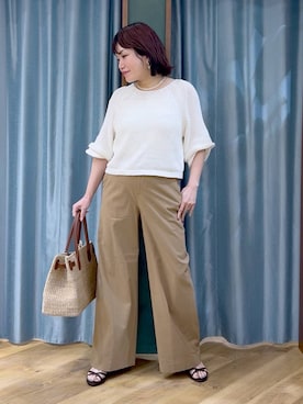 「COTTO（コトゥー）のアイテム」を使った、67remiさん（レディース・160cm）の春コーディネート