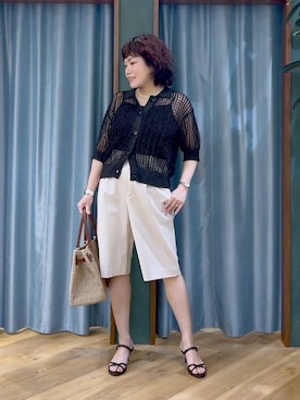 「BARNYARDSTORM（バンヤードストーム）のアイテム（トップス）」を使った、67remiさん（レディース・160cm）の春コーディネート