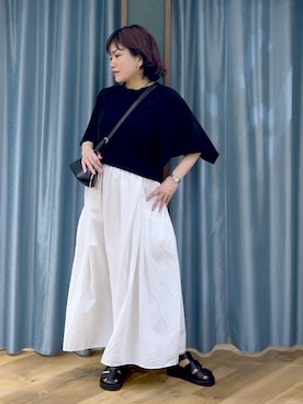 「BARNYARDSTORM（バンヤードストーム）のアイテム」を使った、67remiさん（レディース・160cm）の春コーディネート