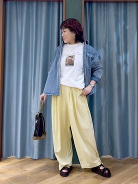 67remiさん（レディース・160cm）の春コーディネート