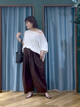 「BARNYARDSTORM」｜67remiさん（レディース・160cm）の夏コーディネート